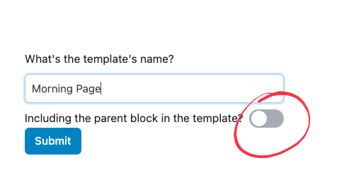 Logseq Template Demo 3