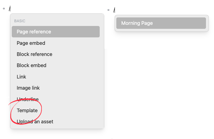 Logseq Template Demo 4